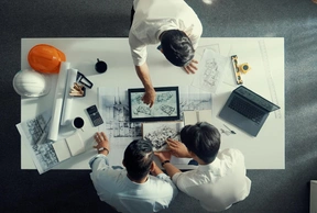 Architects collaborating on design – Architect Pro Dallas